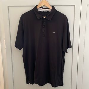 Travis Mathew black golf shirt